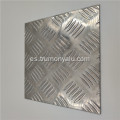 Hoja decorativa de aluminio en relieve